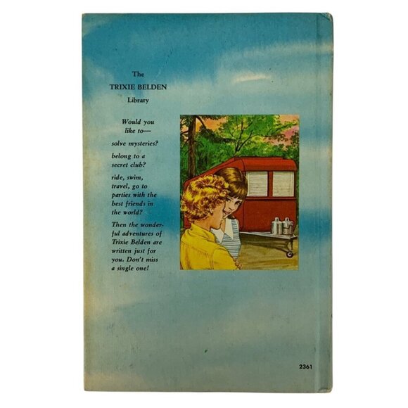 Trixie Belden and The Red Trailer Mystery Julie Campbell Hardcover Book #2 1965 - Picture 3 of 7
